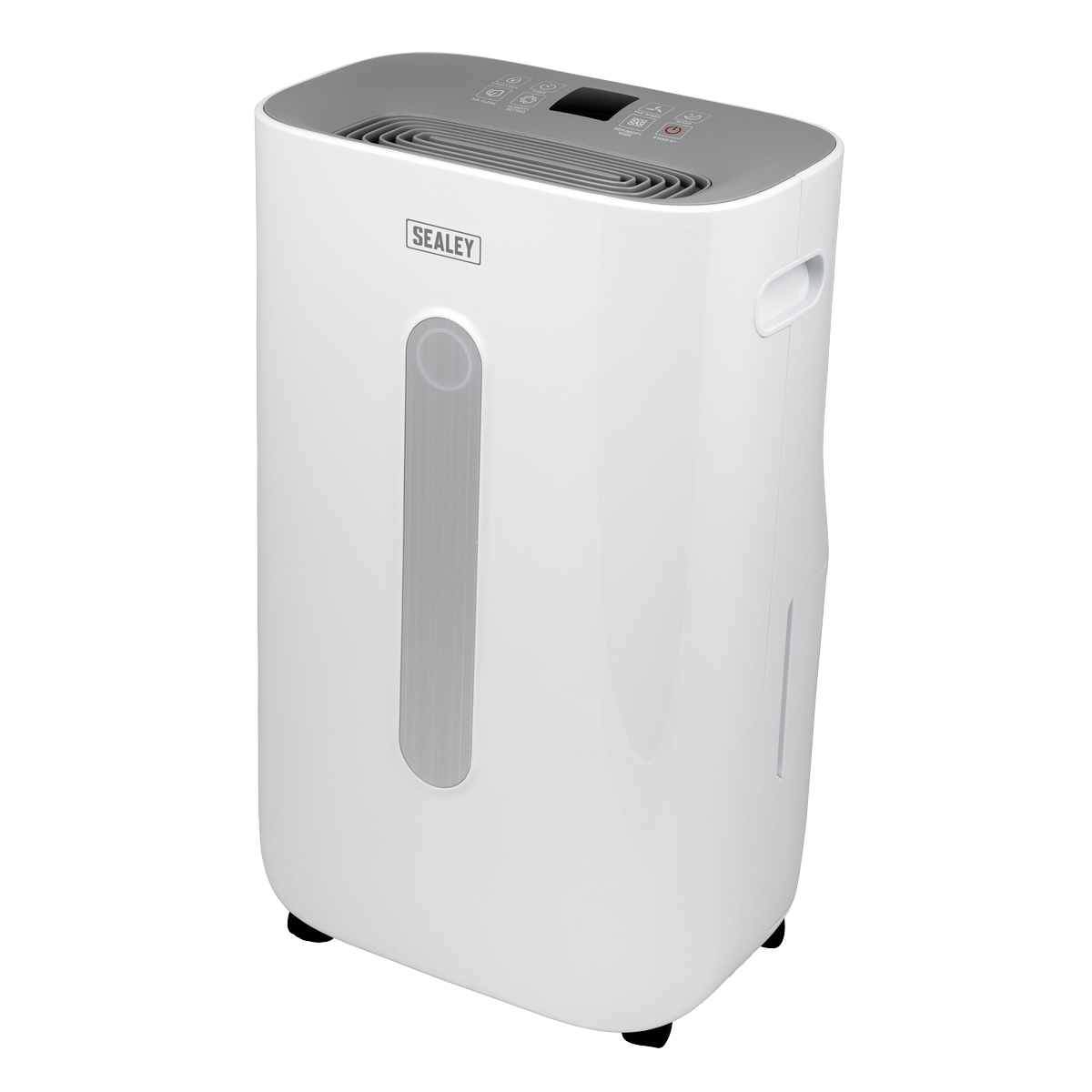 Sealey Portable Dehumidifier With Front Panel Indicator Light 20L White SDH20