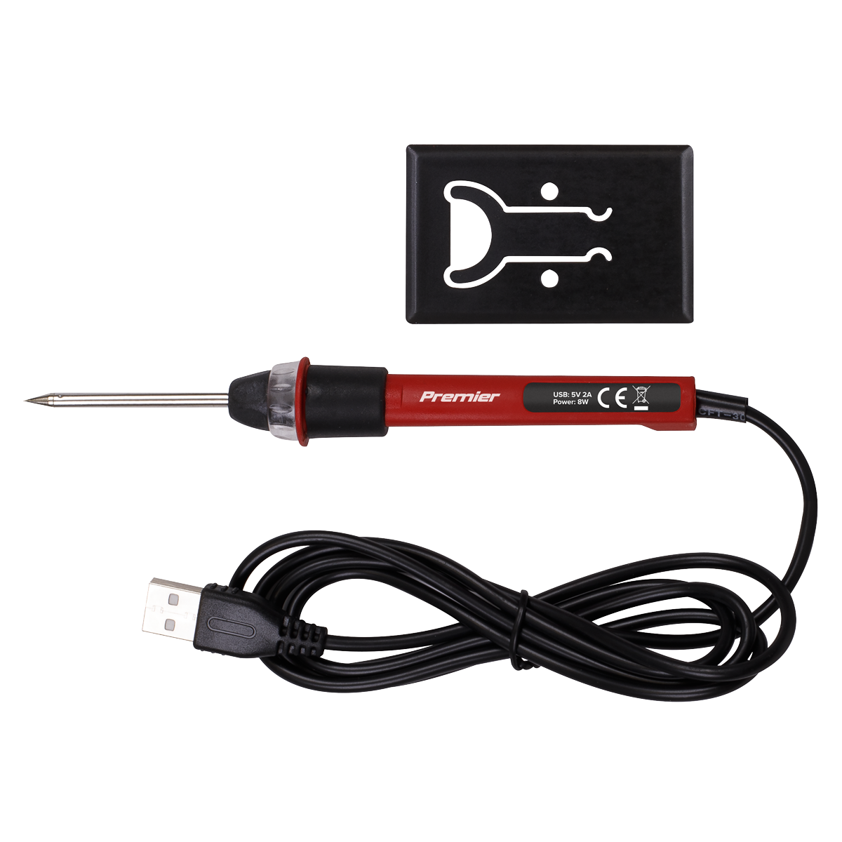 Sealey USB 8W Soldering Iron Compact & Lightweight Design 400°C Tool SDL12