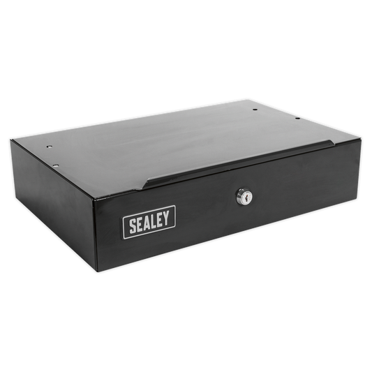 Sealey Side Cabinet For Long Handle Tools With Lock and Two Keys - Black APLHTB