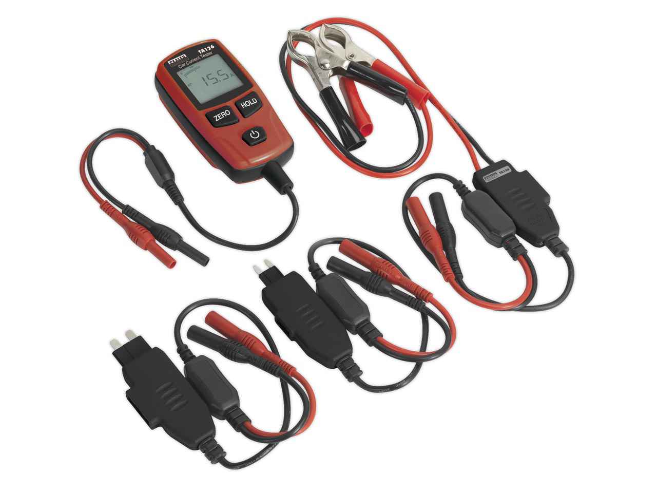 Sealey 30A Automotive Current Tester For Fault-Finding With LCD Display TA126