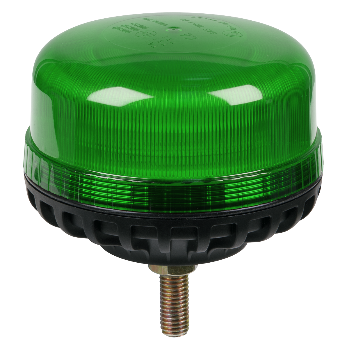 Sealey Warning Beacon SMD LED 12V 24V 12mm Bolt Fixing Green Emergency WB951LEDG