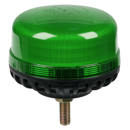 Sealey Warning Beacon SMD LED 12V 24V 12mm Bolt Fixing Green Emergency WB951LEDG