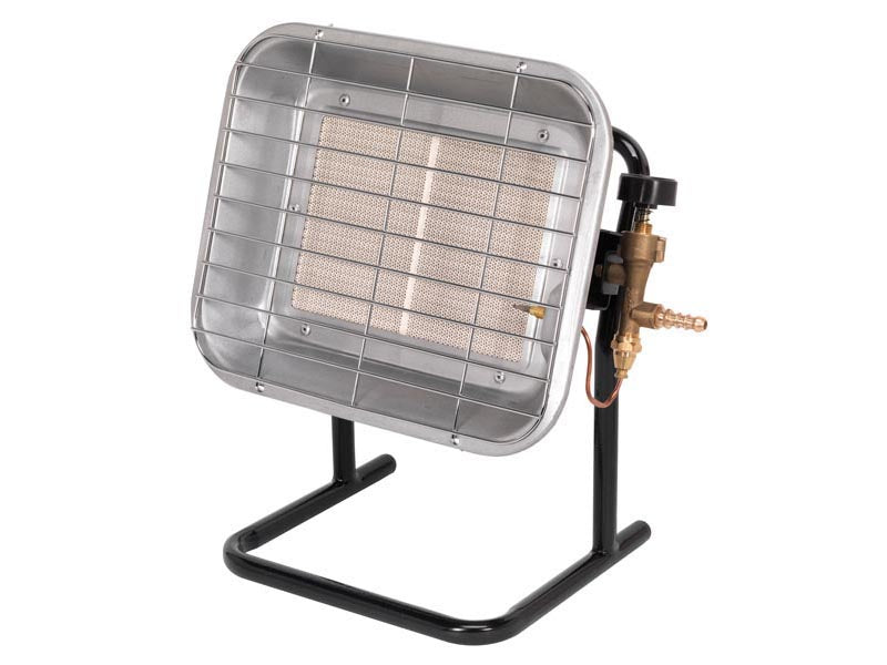 Sealey 14.330BTU/HR Space Warmer Propane Heater With Stand 1.5m Gas Hose LP14