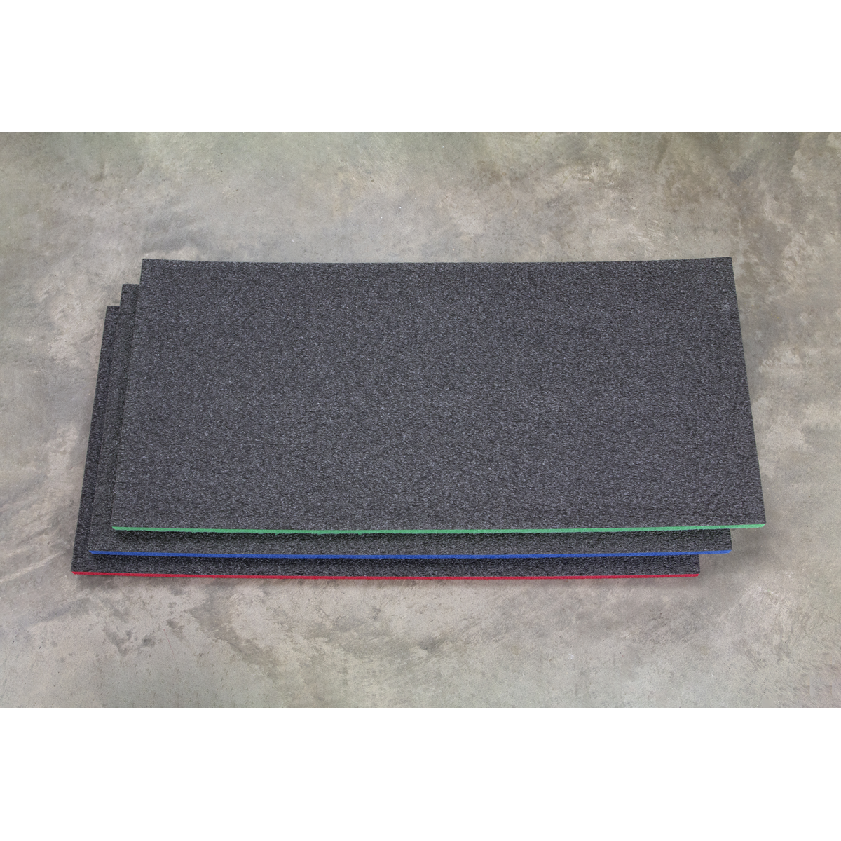 Sealey Easy Peel Shadow Foam Polyethylene Green/Black 1200 x 550 x 30mm SF30G