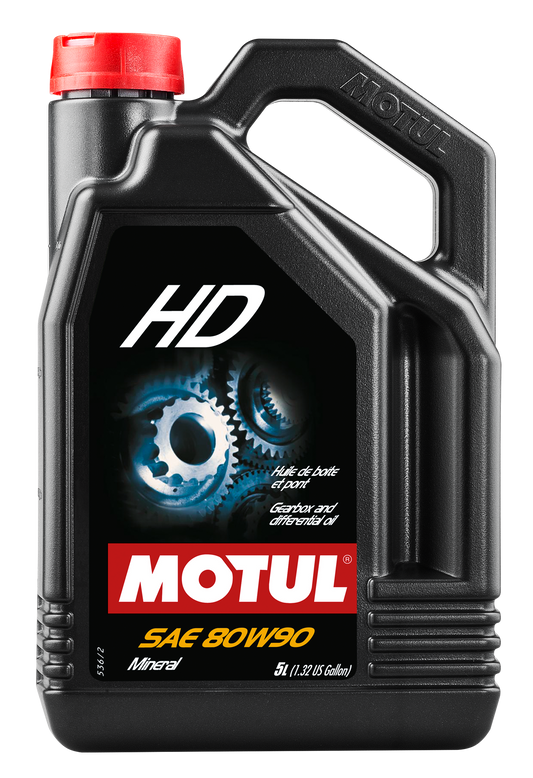 Motul HD 80W90 5 Liter 80W-90 Mineral Lubricant Oil Gearbox and Differential