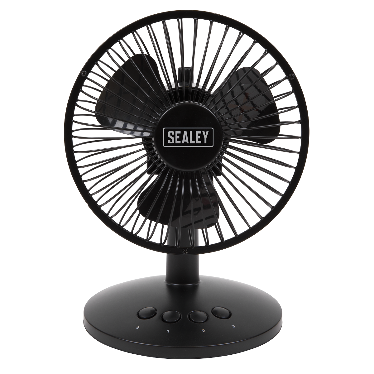 Sealey 6" Oscillating USB 3 Speed Desk Fan Brushless Motor - Black SFF6USB
