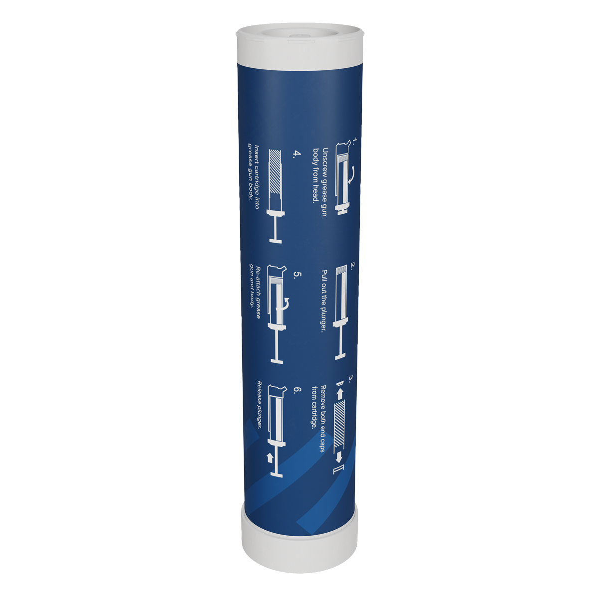 Sealey Multipurpose EP2 Lithium Grease Cartridge All Plunger Type Guns 400g SGC1