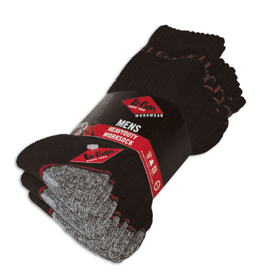 LASER TOOLS LCSCK603 Heavy Duty Work Socks 5 Pair Pack Reinforced Heel Toe
