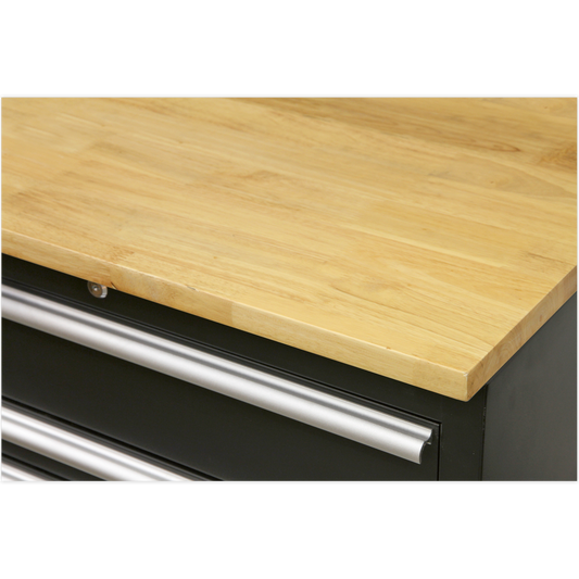 Sealey 1550mm Oak Worktop For Use With APMS02 & APMS04 Floor Cabinets APMS07