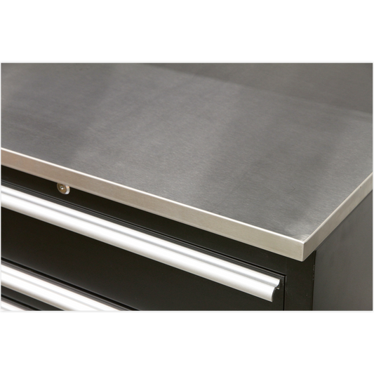Sealey 775mm Stainless Steel Worktop For Use With Various Floor Cabinets APMS08
