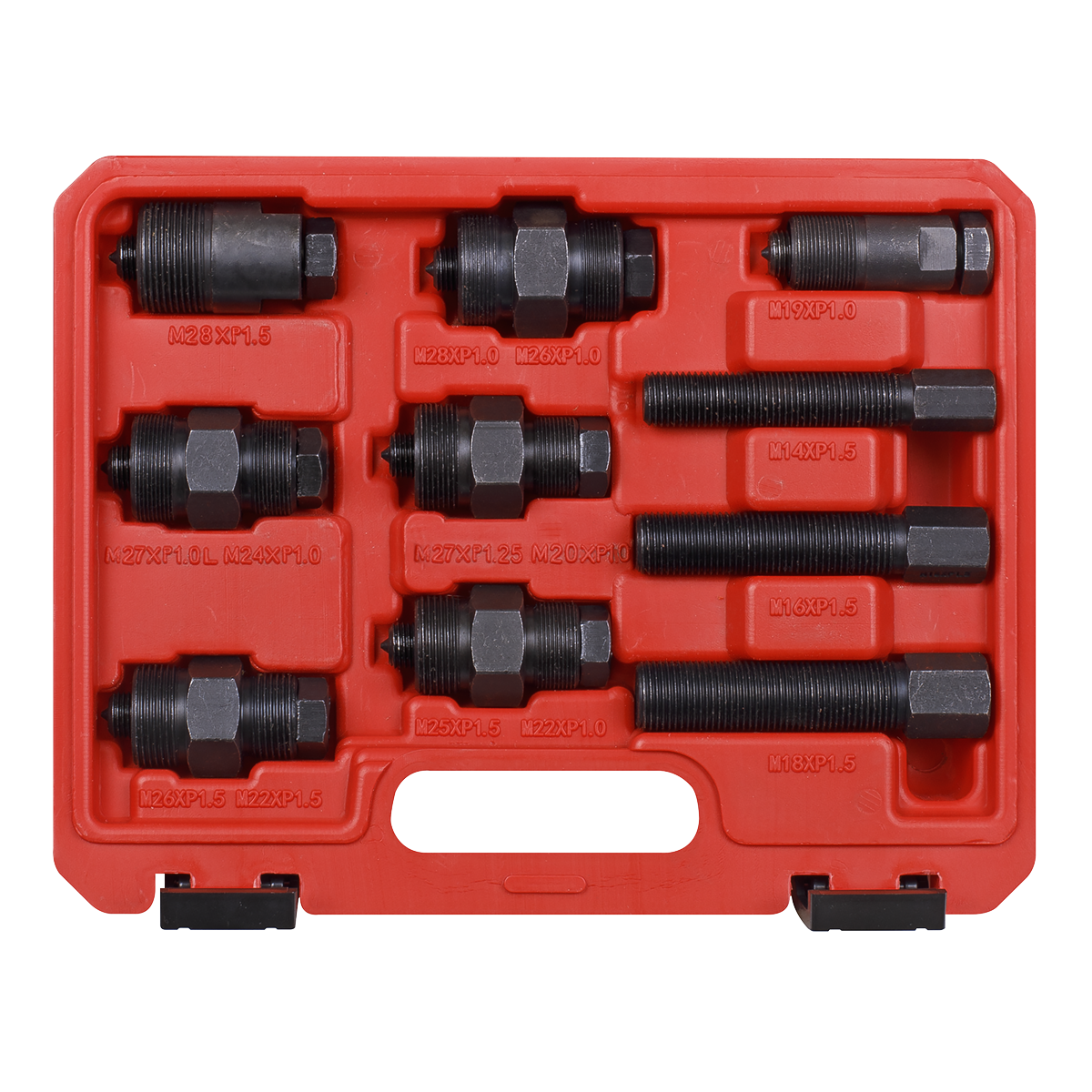 Sealey Motorcycle Flywheel Puller Set Supplied in Storage Case 10pc SMC48