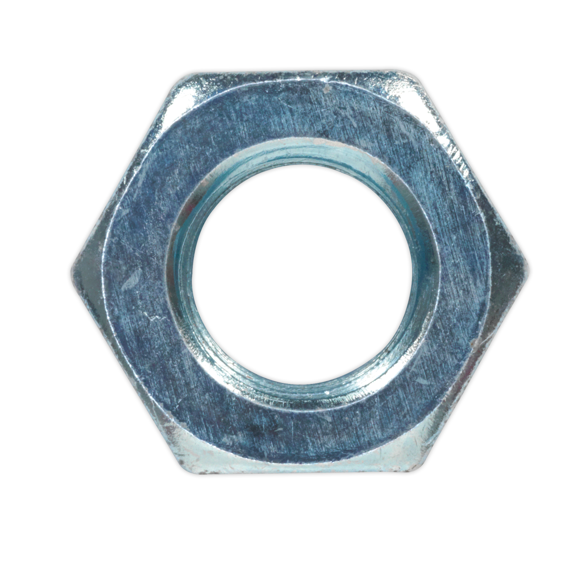 Sealey Steel Nut M12 Zinc DIN 934 Pack of 25 Pieces Metric Hex With Bag SN12