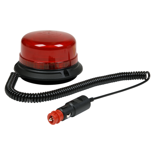 Sealey Warning Beacon Emergency SMD LED 12V 24V Magnetic Fixing Red WB954LEDR