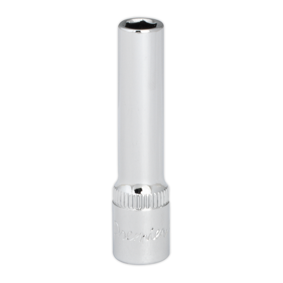 Sealey WallDrive Socket 6mm Deep 1/4" Square Drive Fully Polished Finish SP1406D