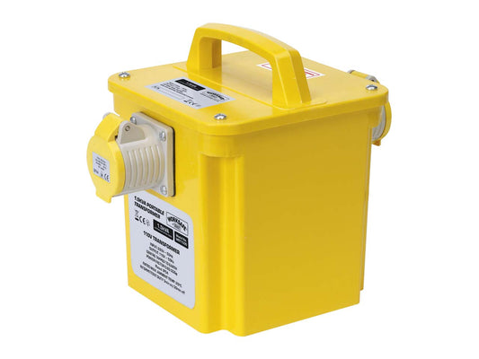 Sealey 110V 1.5kVA Single Phase Portable Transformer IP54 Rated WST1500