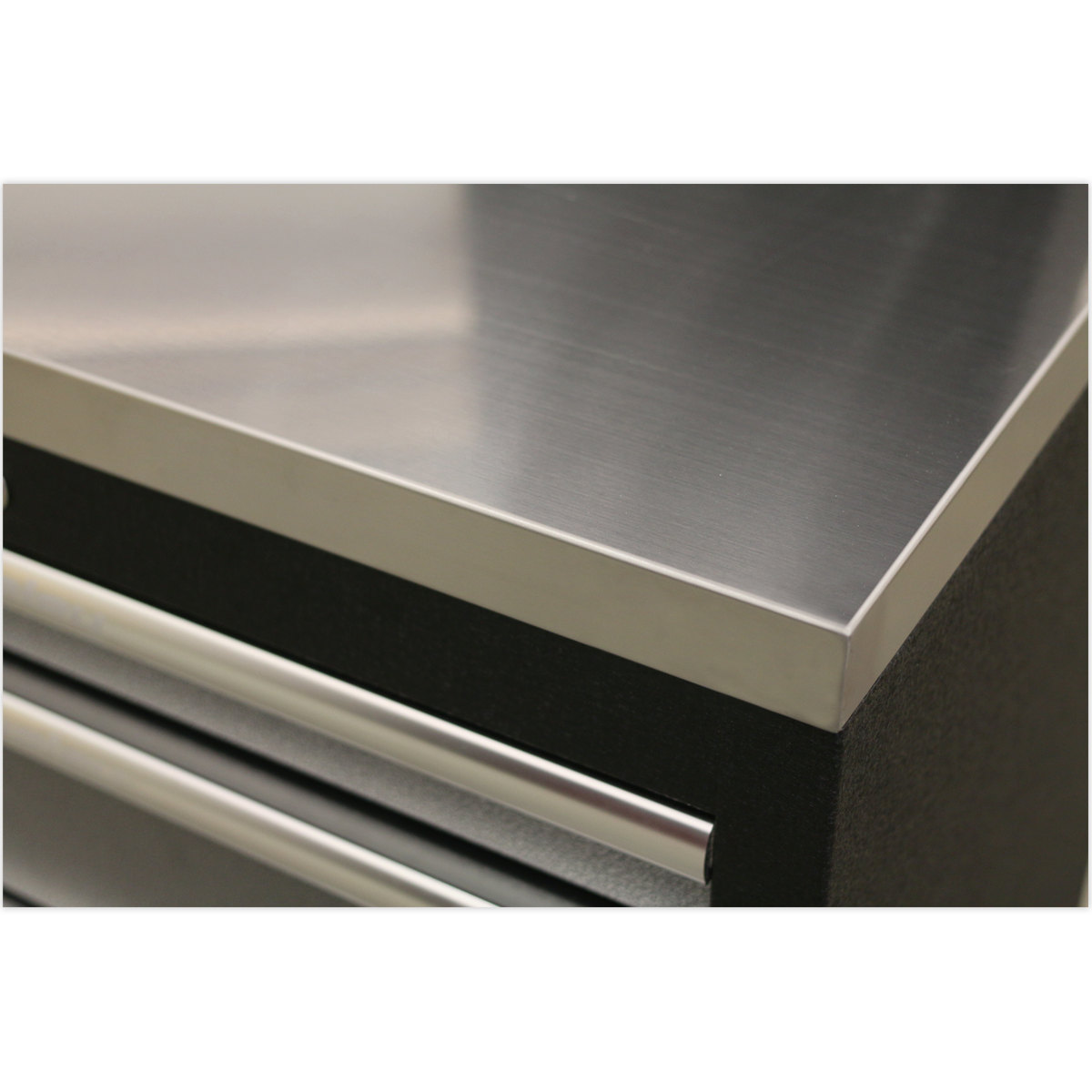 Sealey Stainless Steel Worktop Single Base Cabinet 680 x 463 x 38mm APMS50SSA