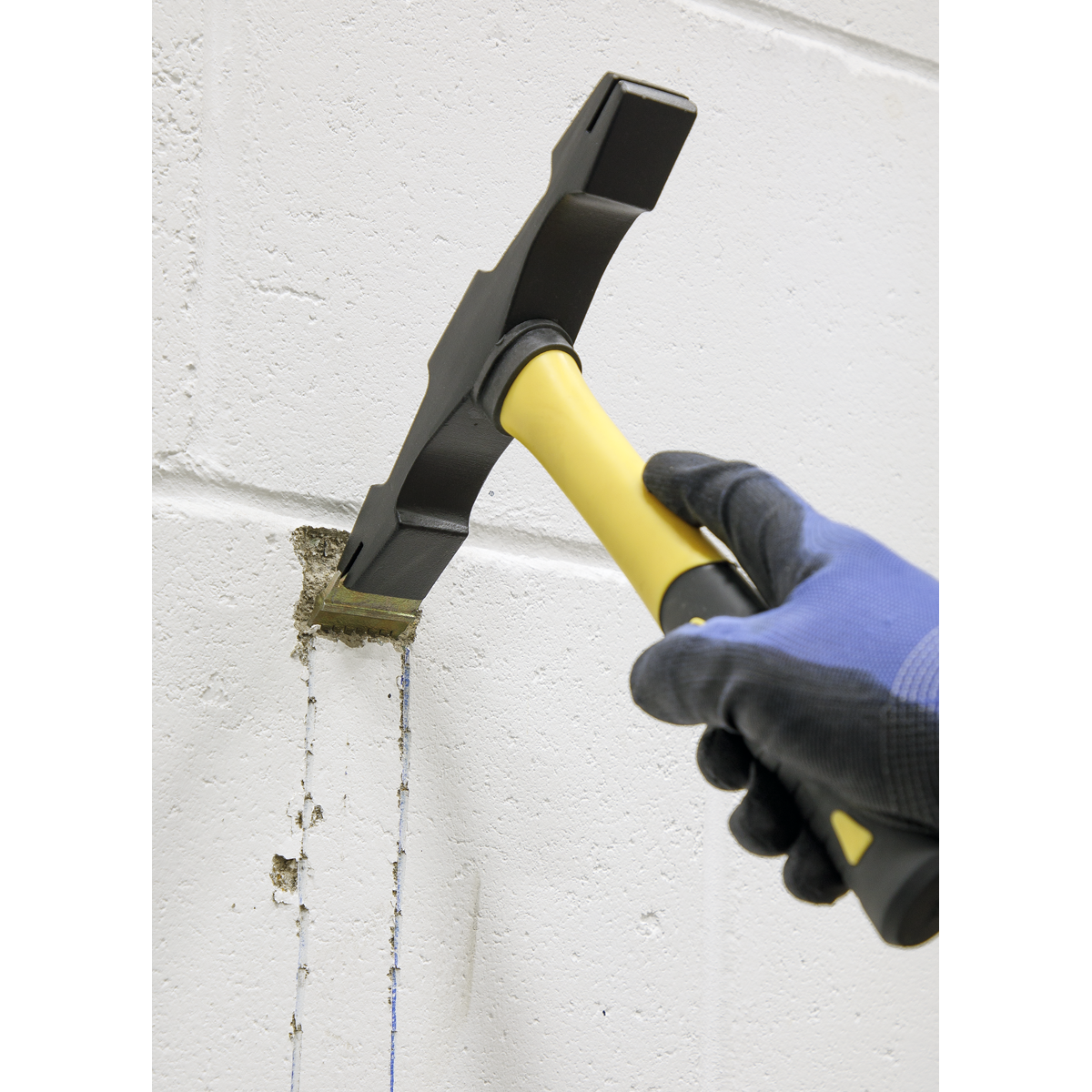Sealey Double Ended Scutch Hammer With Fibreglass Handle Electrical Plumb SR707