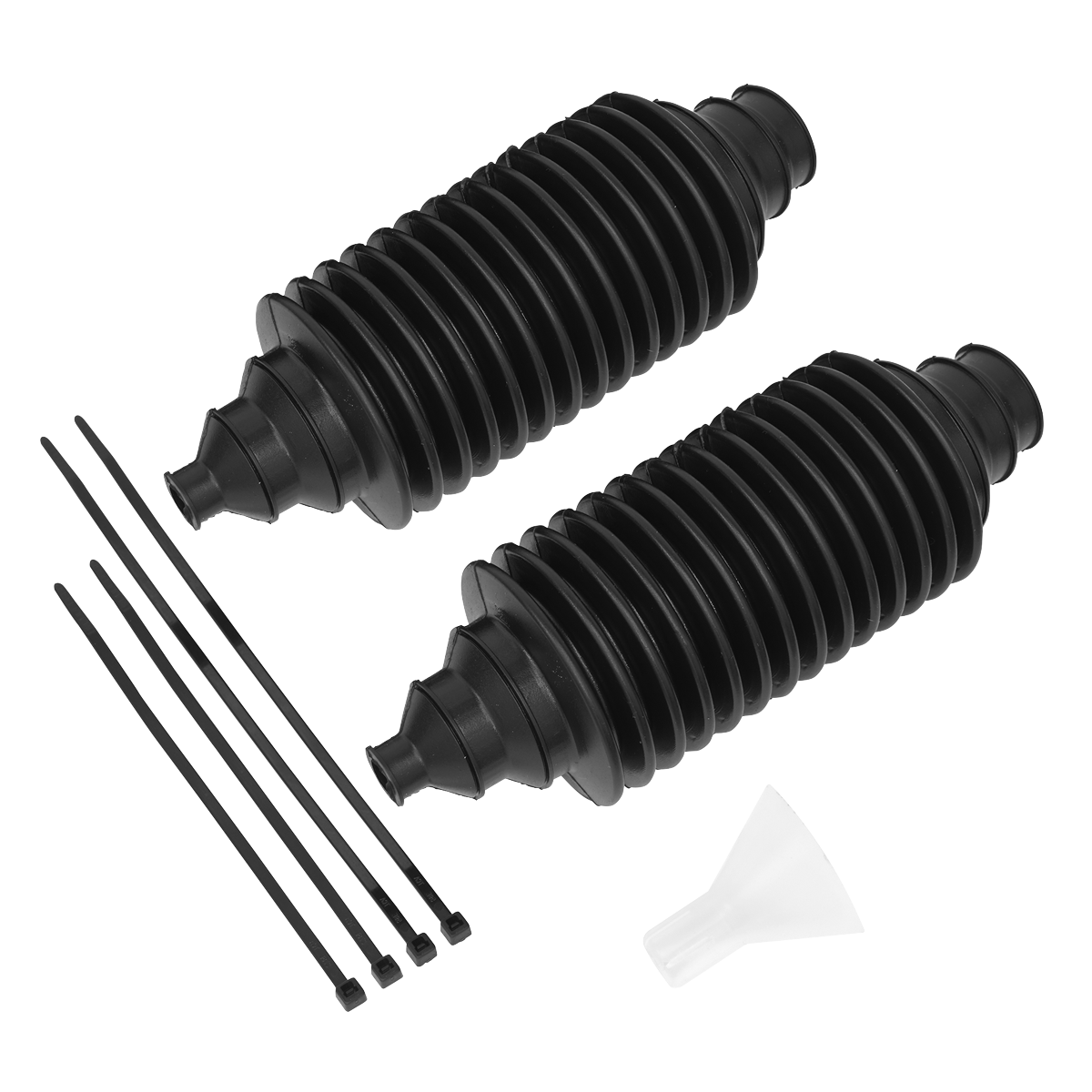 Sealey Universal Steering Rack Boot Kit With Plastic Securing Ties SRBK200