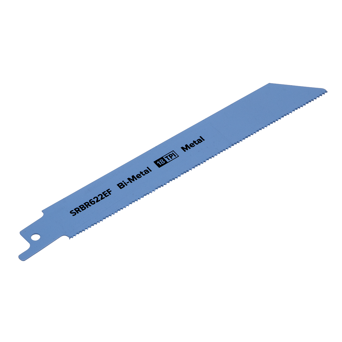 Sealey 150mm 18 TPI Metal Reciprocating Saw Blade Pack of 5 Pieces SRBR622EF