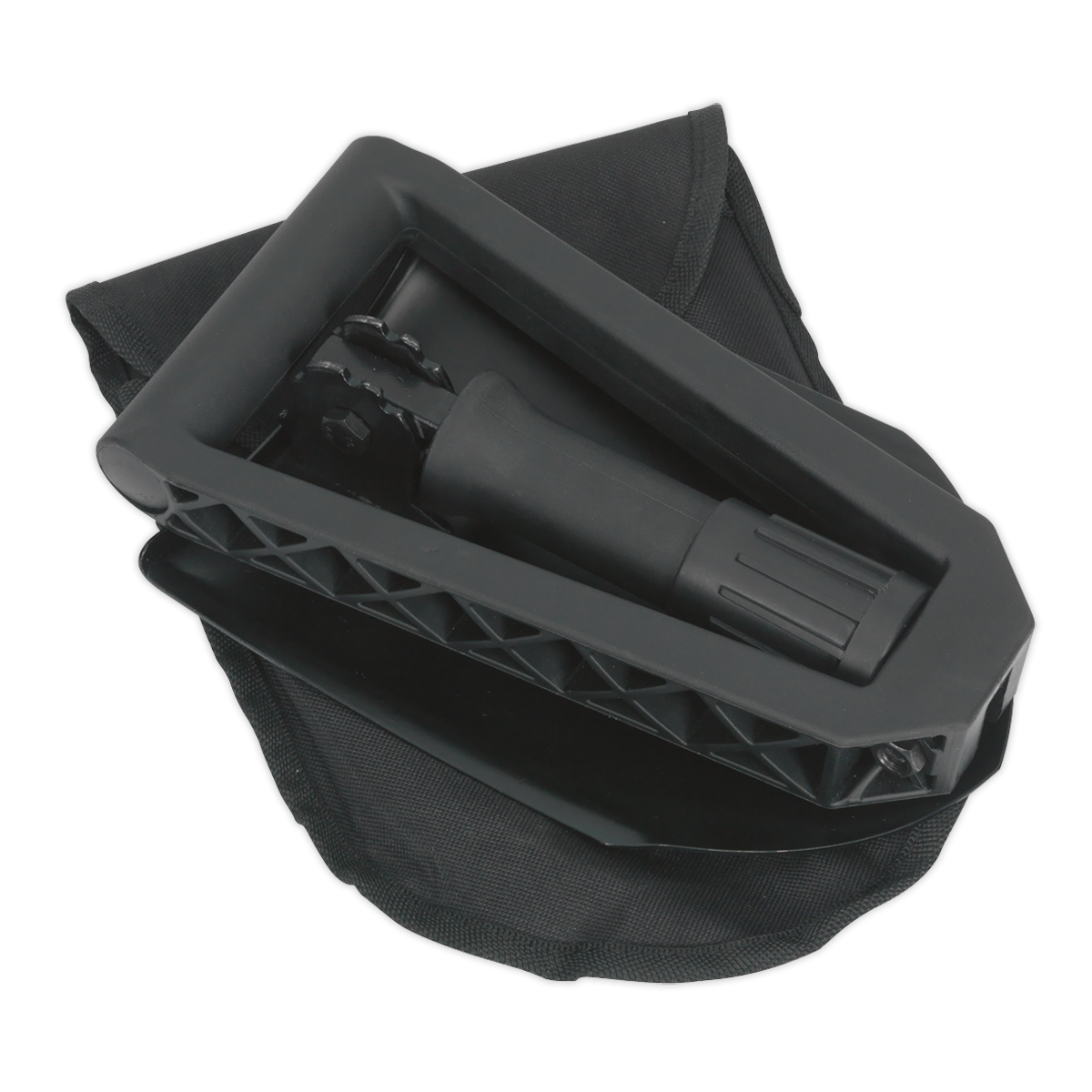 Sealey Folding Shovel With Nylon Handle & Solid Carbon Steel Head 590mm SS03