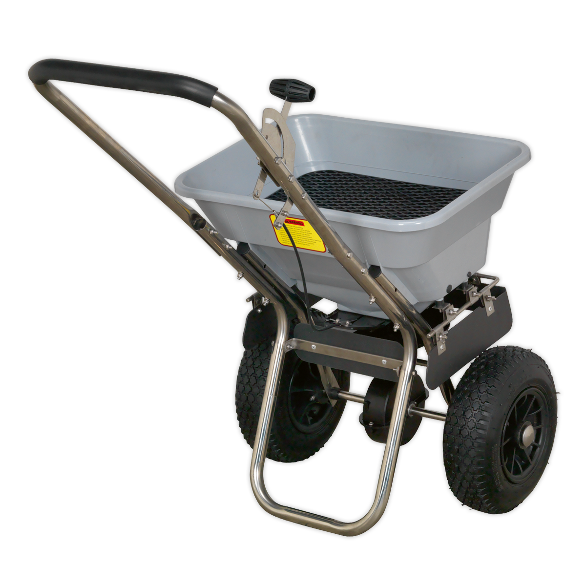 Sealey Broadcast Salt Spreader 37kg 29L 3m-3.6m Spread Steel Walk Behind SSB37W