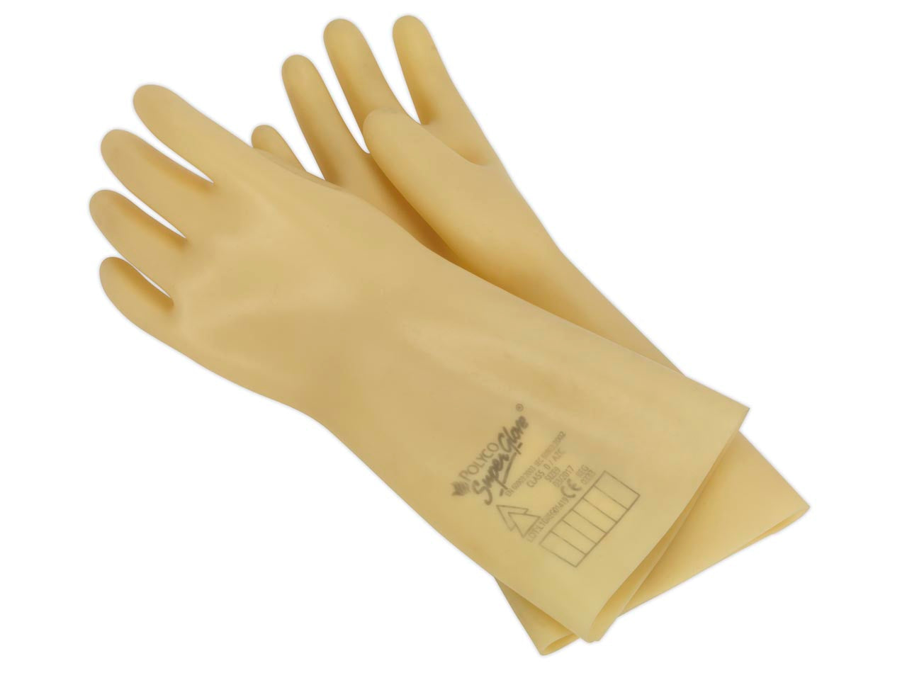Sealey Electricians Workshop Safety Protective Gloves Class 0 - 1kV HVG1000VL