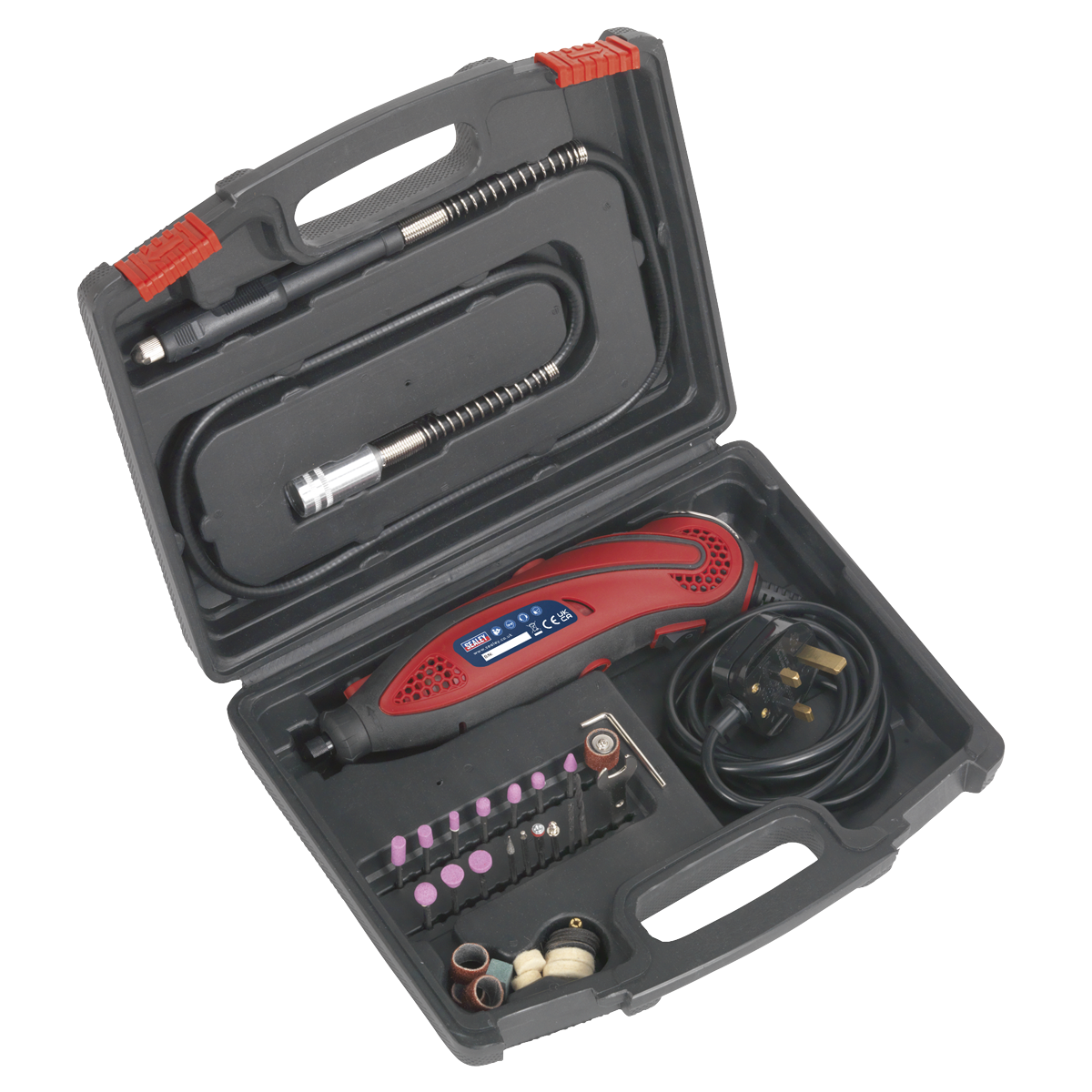 Sealey Multi-Purpose Rotary Tool & Engraver Set 40 Pieces 230V Power Tool E540