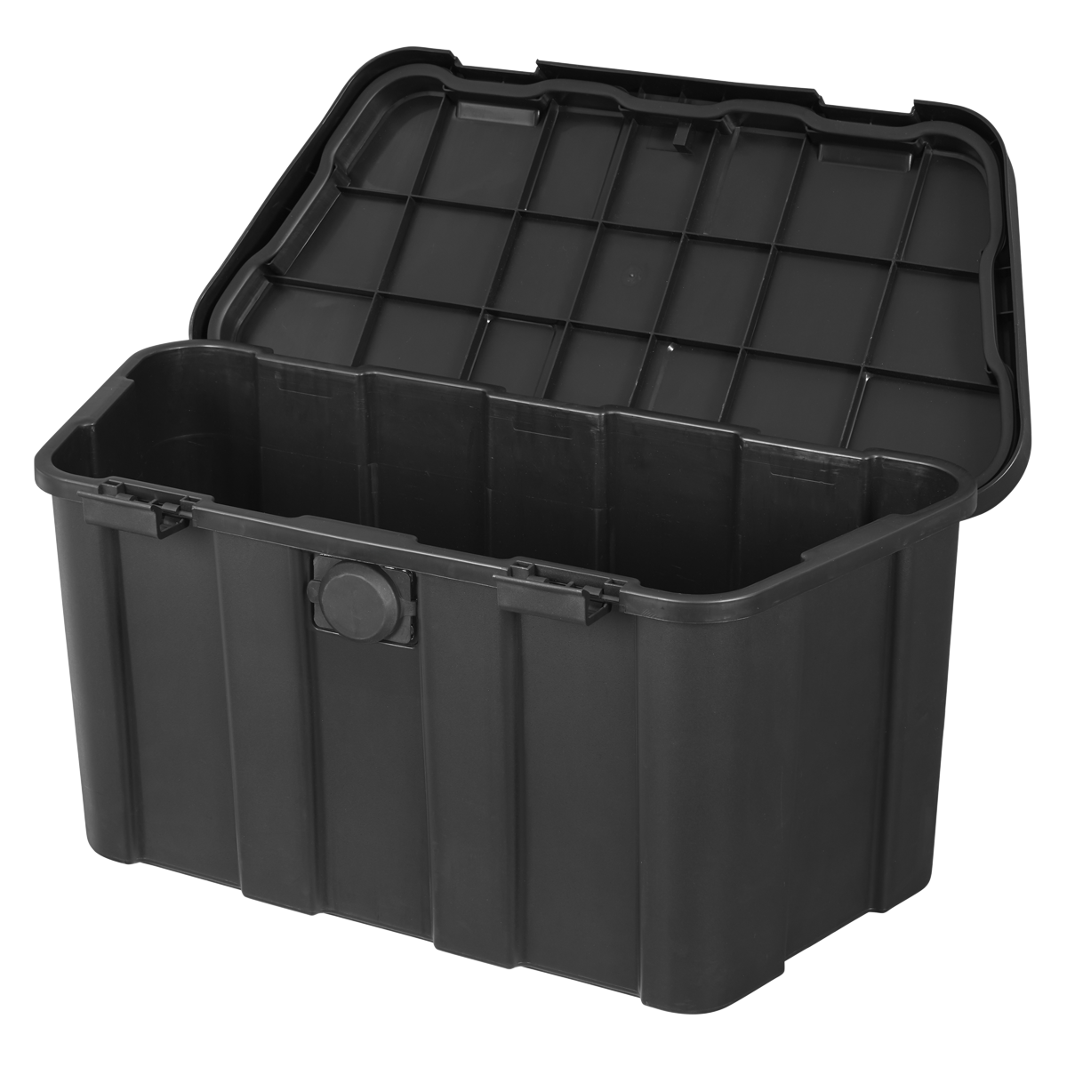 Sealey Durable Weatherproof Trailer Storage Box With Lock 45L Black STB690