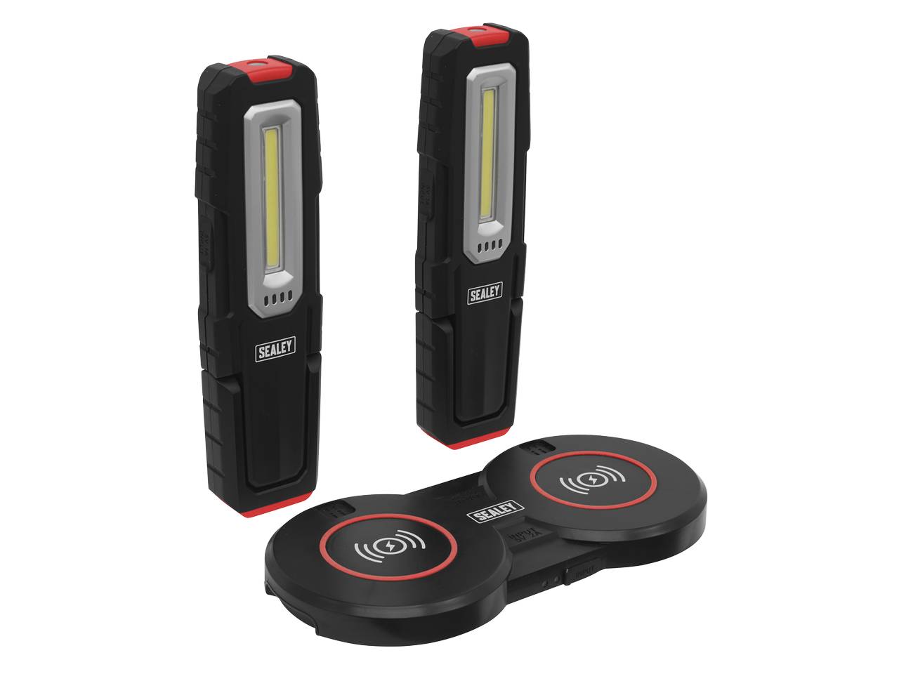 Sealey Inspection Light 5W 1W COB LED x2 Double Wireless Charging LEDWCBCOMBO5