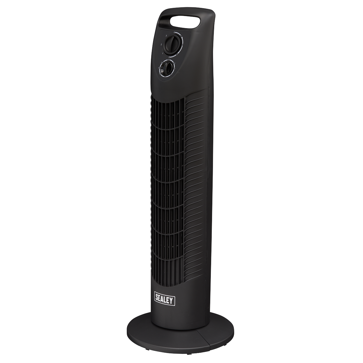 Sealey Oscillating Tower Fan 3-Speed 30In 230V Matte Finish - Black STF30