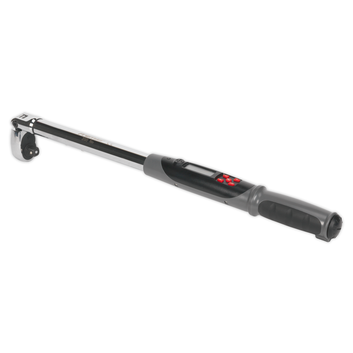 Sealey Flexi-Head Angle Torque Wrench Digital 1/2" Square Drive 20-200Nm STW309