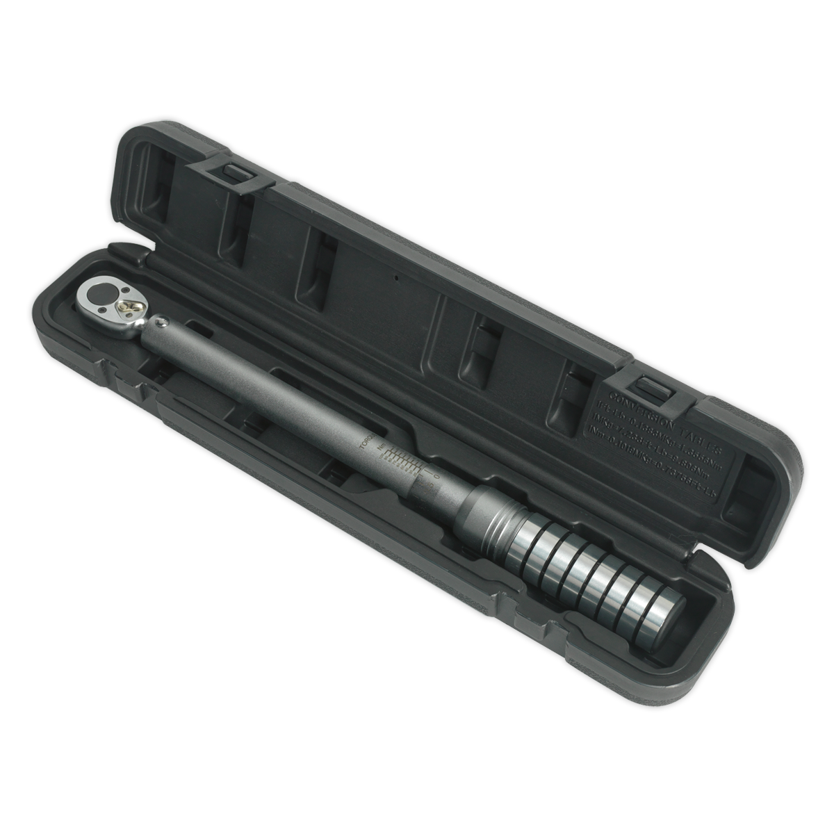 Sealey 1/2" Square Drive Torque Wrench Micrometer Style 40-200Nm Silver STW703