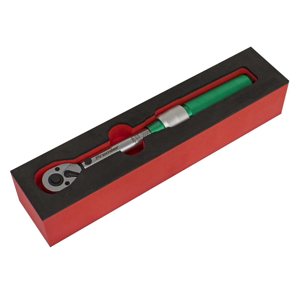 Sealey 1/4" Square Drive 5-25Nm Calibrated Torque Wrench Micrometer Style STW901
