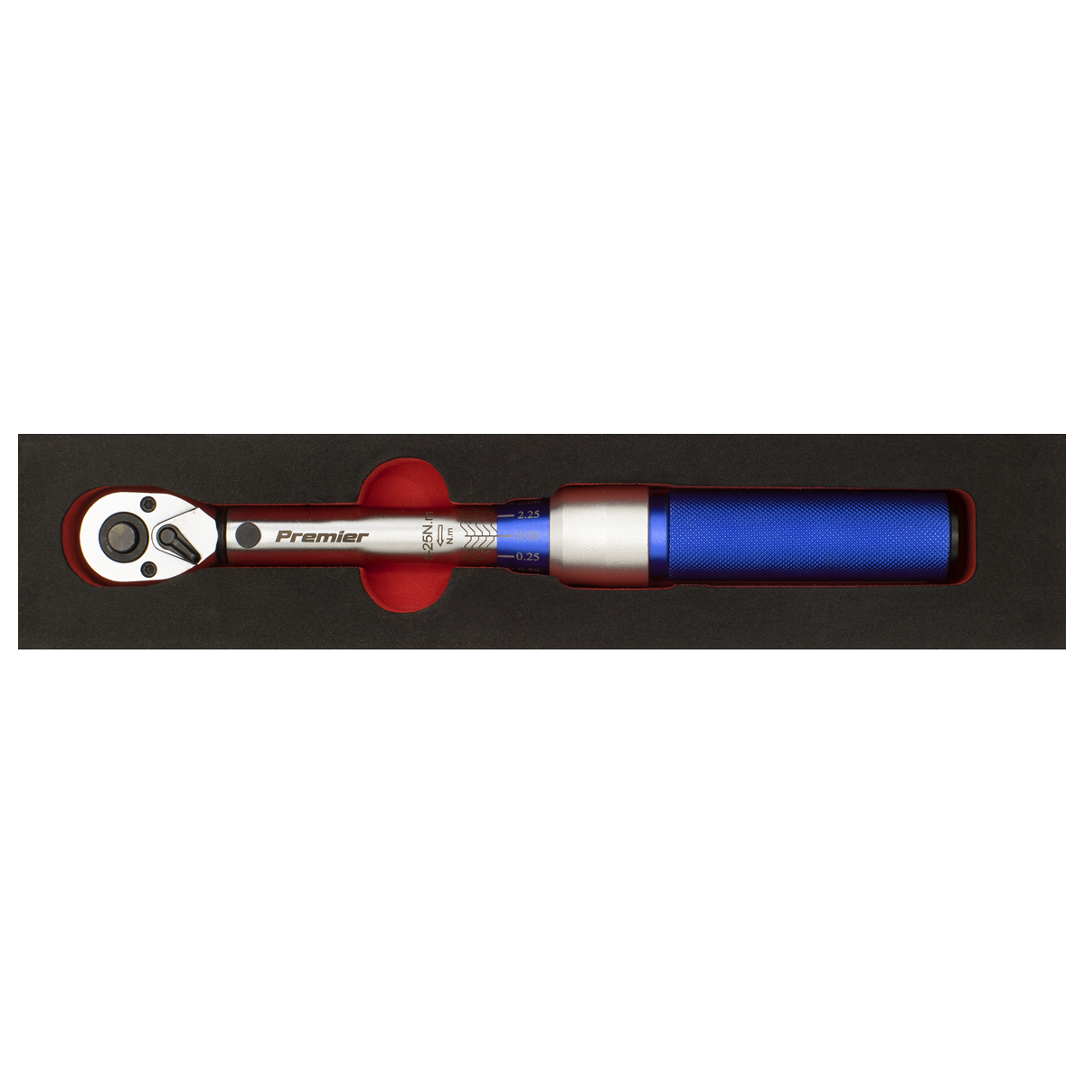 Sealey 3/8" Square Drive 5-25Nm Calibrated Torque Wrench Micrometer Style STW902