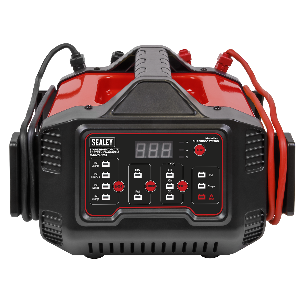 Sealey 6/12V 150A Starter Automatic Battery Charger Maintainer SUPERBOOST150D