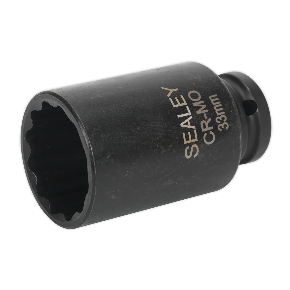 Sealey Impact Socket 33mm Bi-Hex Deep 1/2" Square Drive Heat Treated SX0041