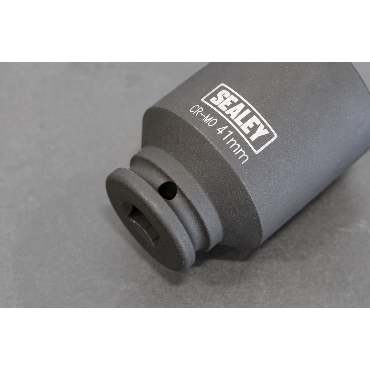 Sealey Impact Socket 41mm Deep 1/2" Square Drive Chrome Molybdenum Steel SX007