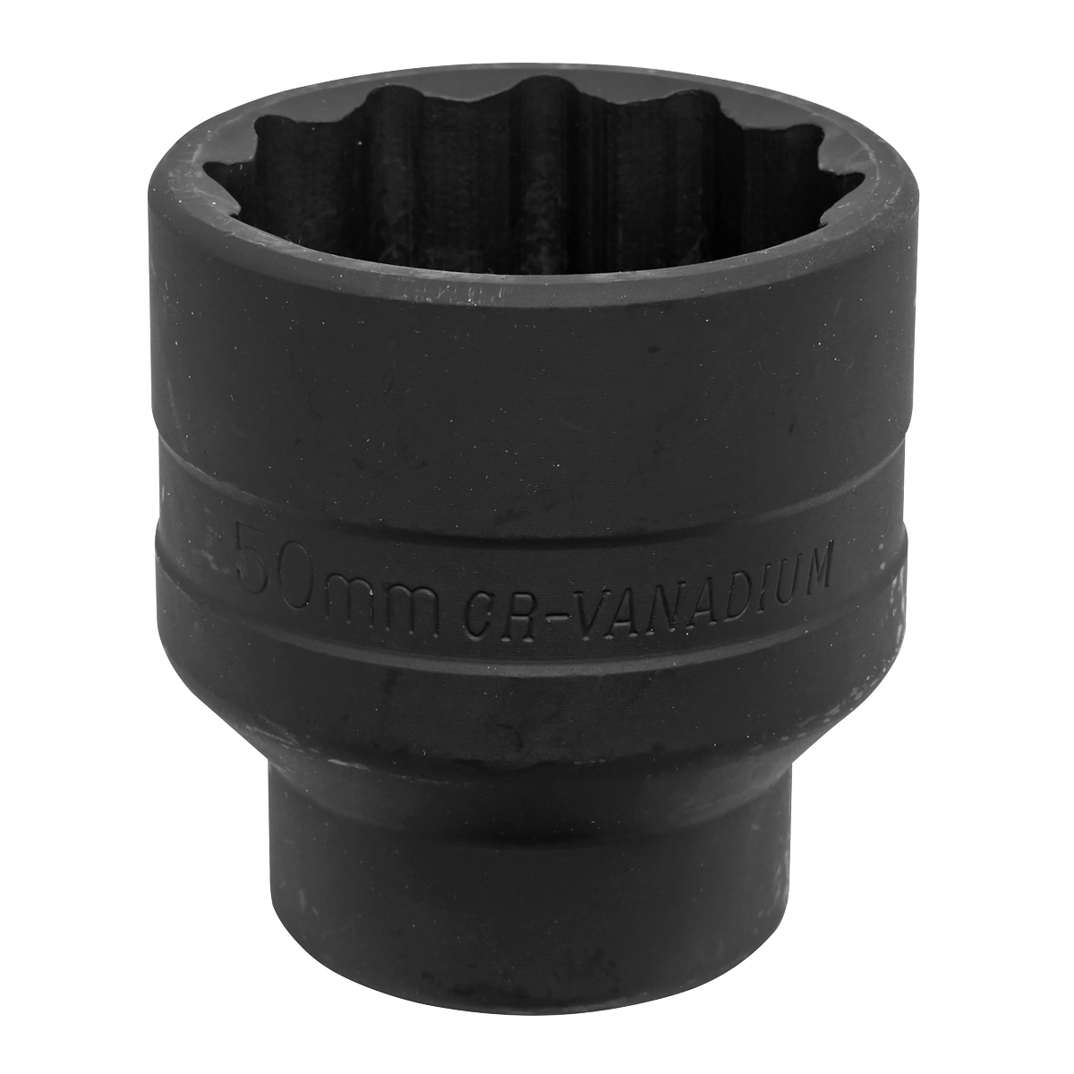 Sealey Impact Socket 50mm Bi-Hex 3/4" Square Drive Chrome Vanadium Steel SX014