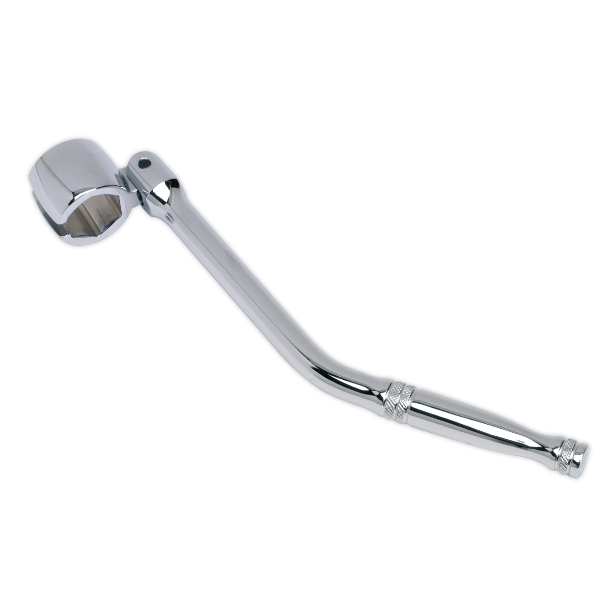 Sealey Oxygen Sensor Wrench With Flexi-Handle 22mm Polished Chrome Finish SX0222