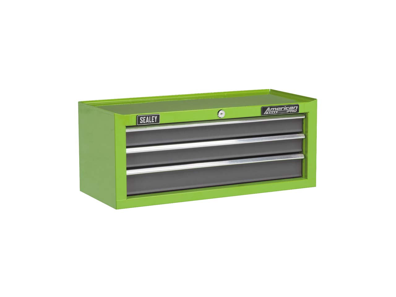 Sealey Green/Grey Mid Tool Box 3 Drawers With Ball Bearing Slides AP22309BBHV