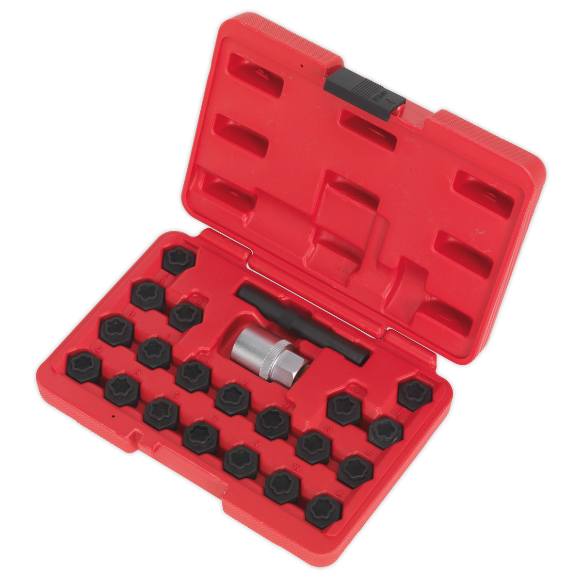 Sealey Locking Wheel Nut Key Set 22 Pieces Fits BMW & Mini Vehicles SX207
