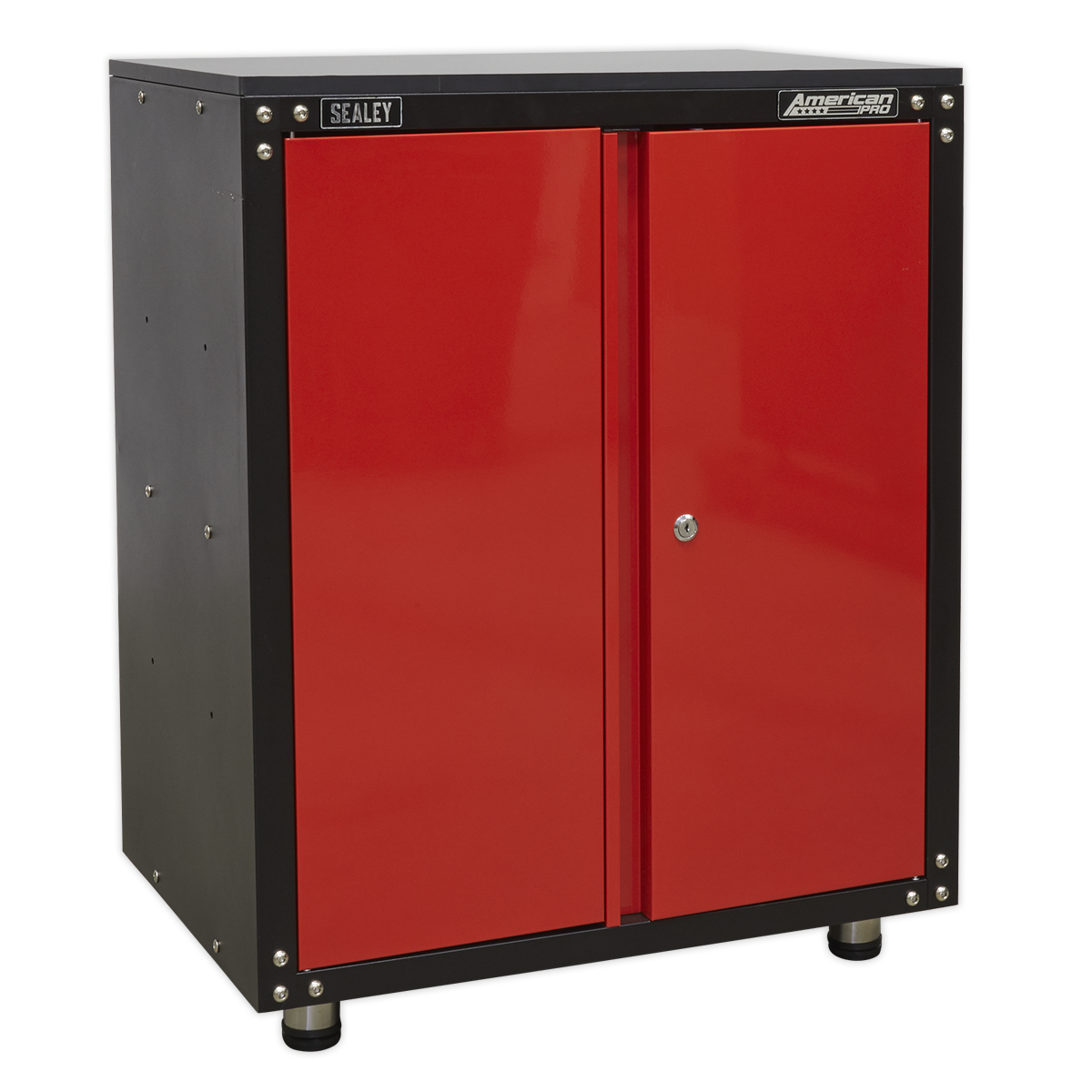 Sealey Modular 2 Door Cabinet Worktop With Lock & Two Keys 665mm APMS81