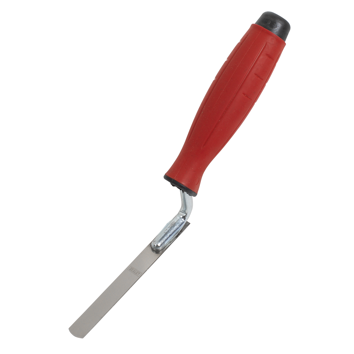 Sealey Stainless Steel Edging Trowel Rubber Handle 12mm Stainless Steel T0309