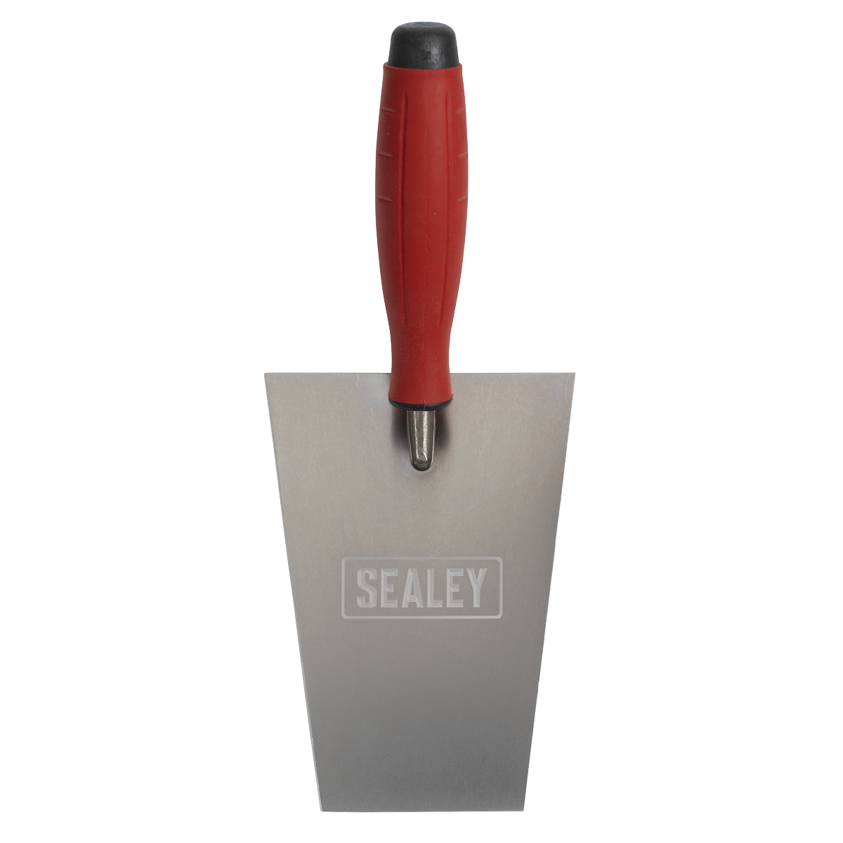 Sealey Stainless Steel Masonry Trowel Rubber Handle 160mm Soft Grip T1203