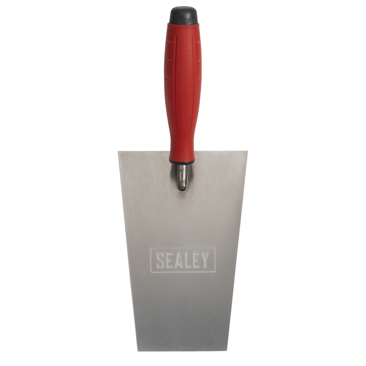 Sealey Stainless Steel Bucket Trowel Rubber Handle 180mm Soft Grip T1204