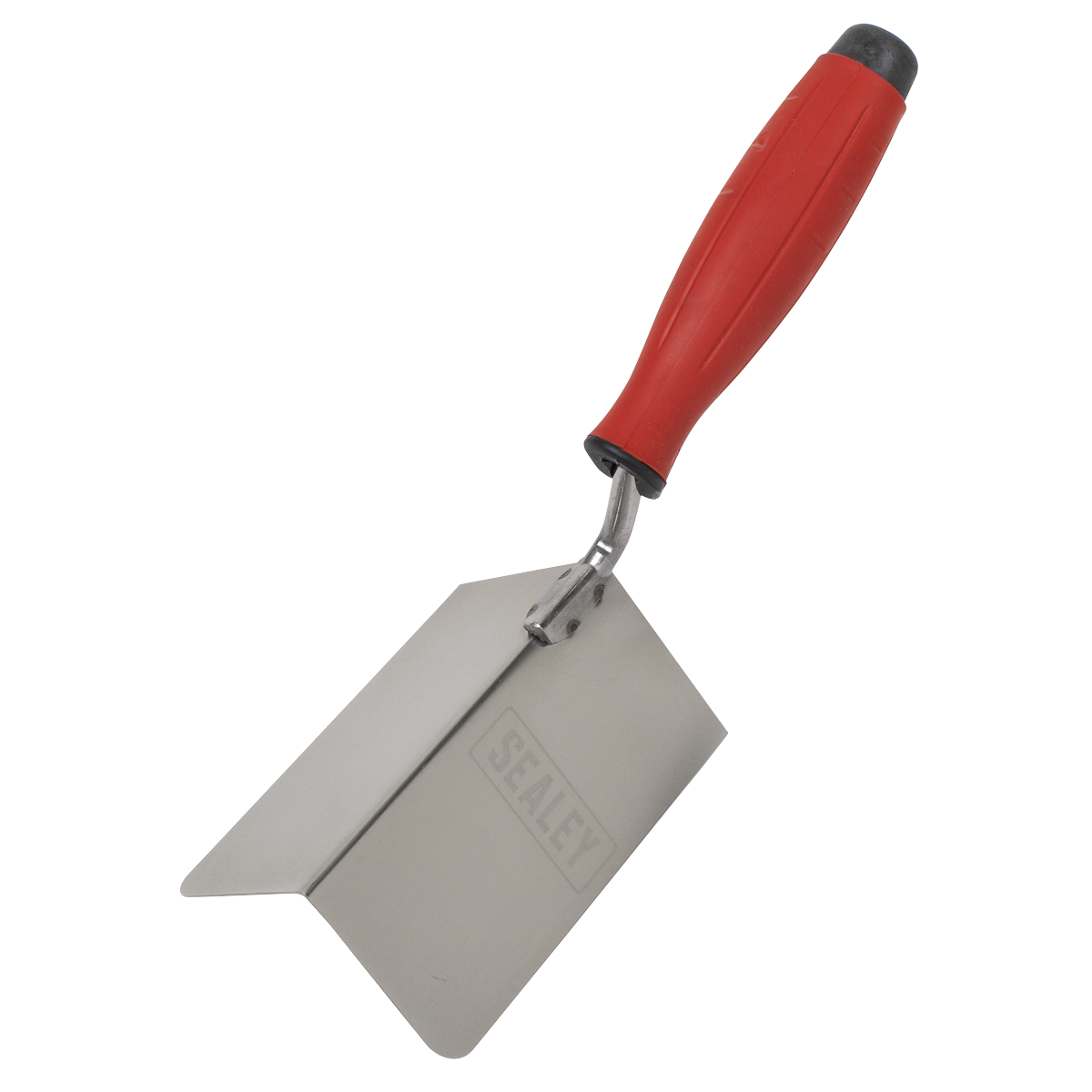 Sealey Stainless Steel External Corner Trowel Rubber Handle 120 x 60mm T1803