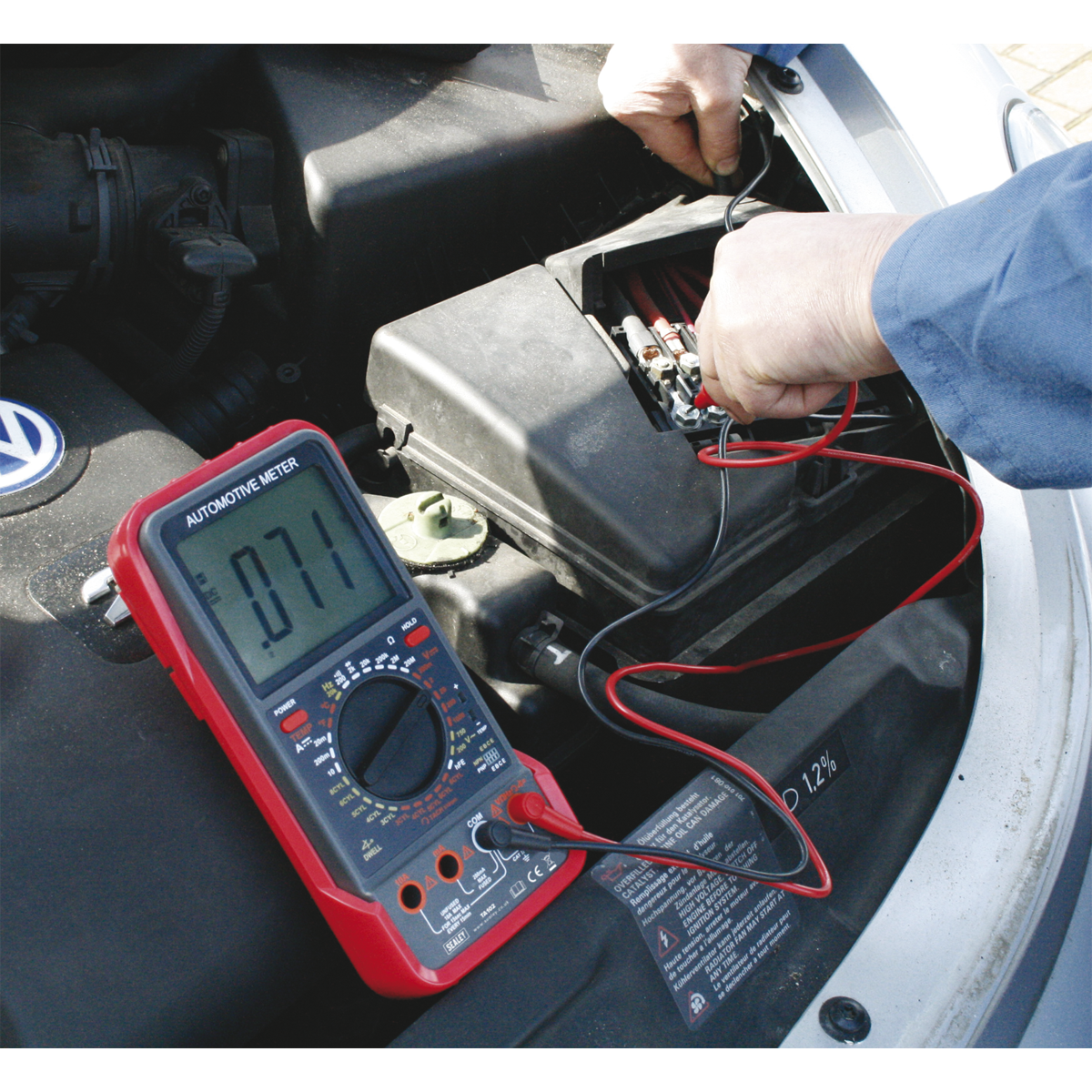 Sealey Digital Automotive Analyser 11 Function With Capped Test Probes TA102
