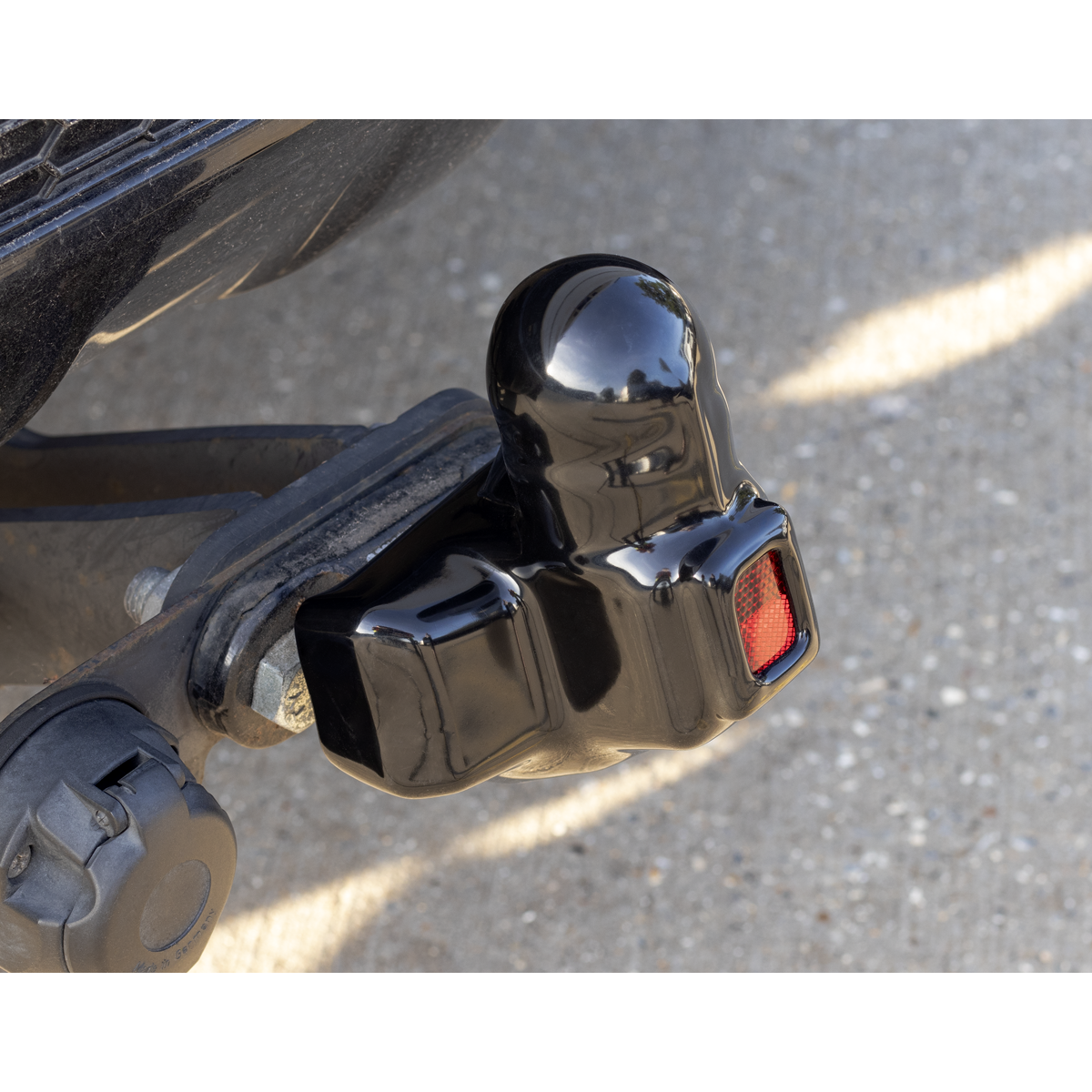 Sealey PVC Protective Tow-Ball Coupling Cover With Reflector Black TB102