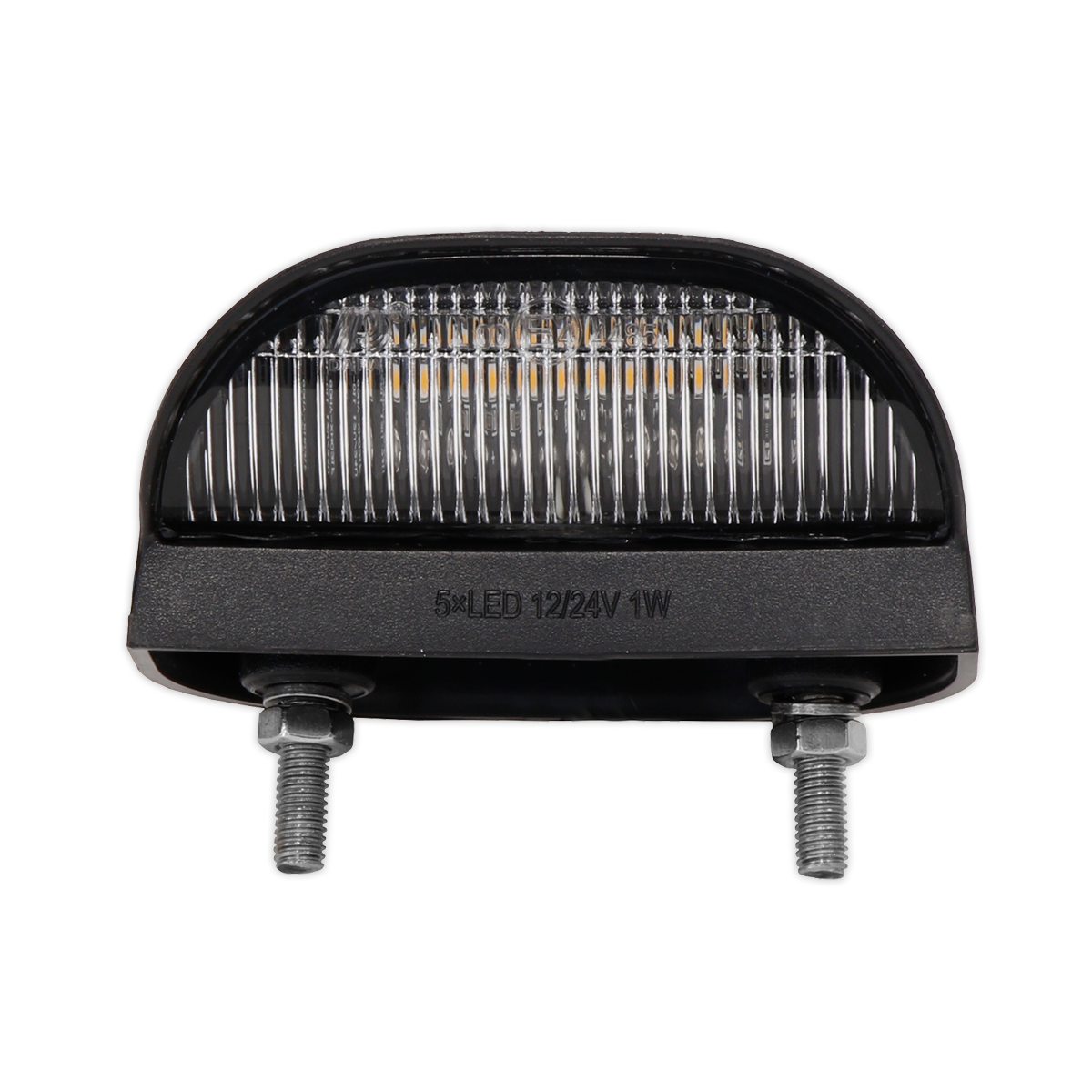 Sealey Number Licence Plate Lamp Light With Twin Cables 12-24V LED Black TB12LED
