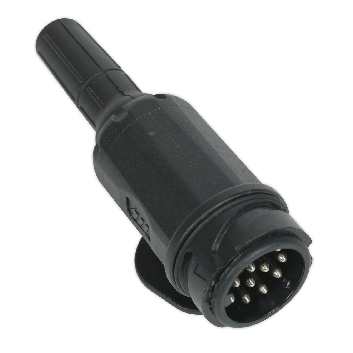 Sealey 12V 13-Pin Euro Towing Plug from Plastic With Rubber Grommet TB53